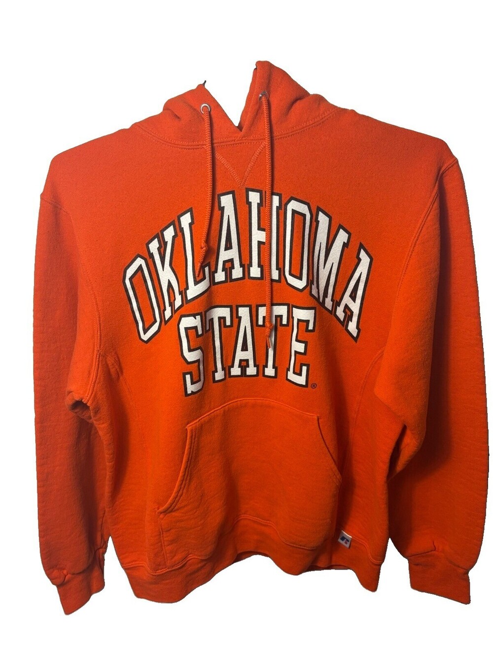 Vintage Russell Athletic OSU Cowboys Hoodie Men’s Orange Spell Out Sweatshirt
